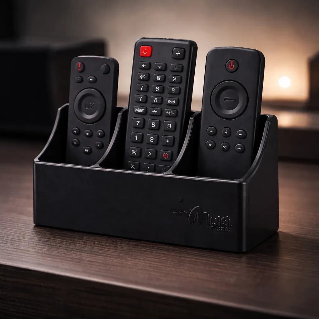 Suporte Porta Controle Remoto Tv Multiuso Adesivo Sem Furos