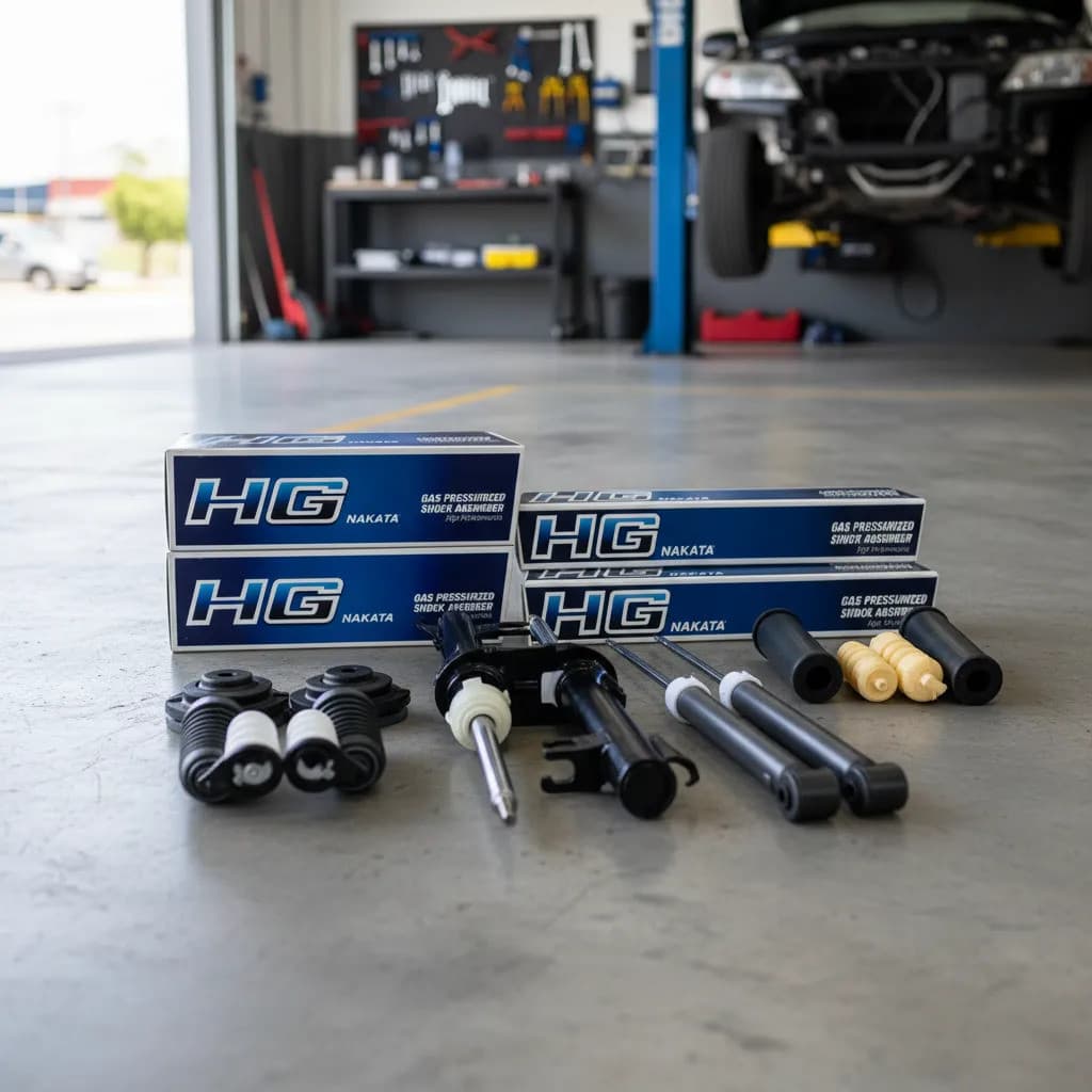 4 Amortecedor Nakata + Kit Batente Coifa Coxim Fiesta Zetec