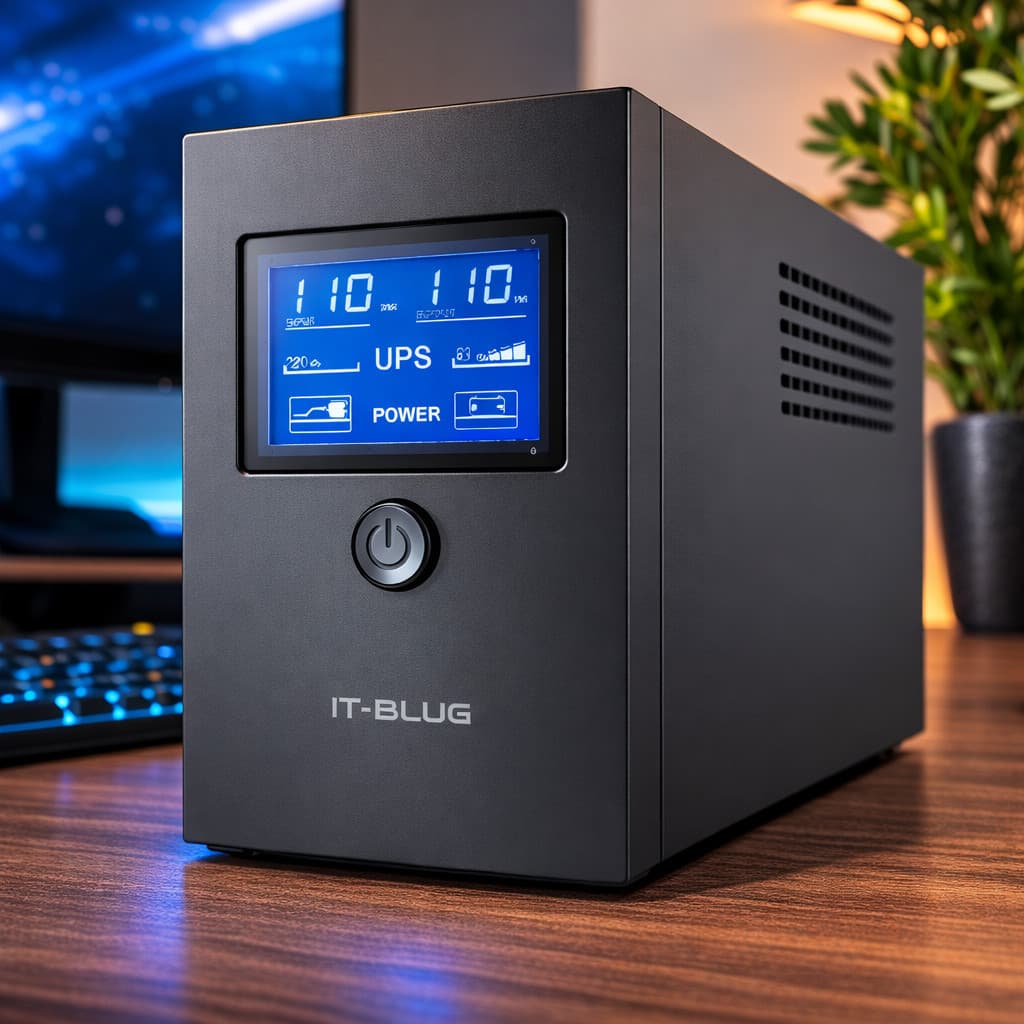 Nobreak com LCD 800VA 480W Energia Ininterrupta para PC Monitor Relógio de Ponto e Roteador MAX-0403