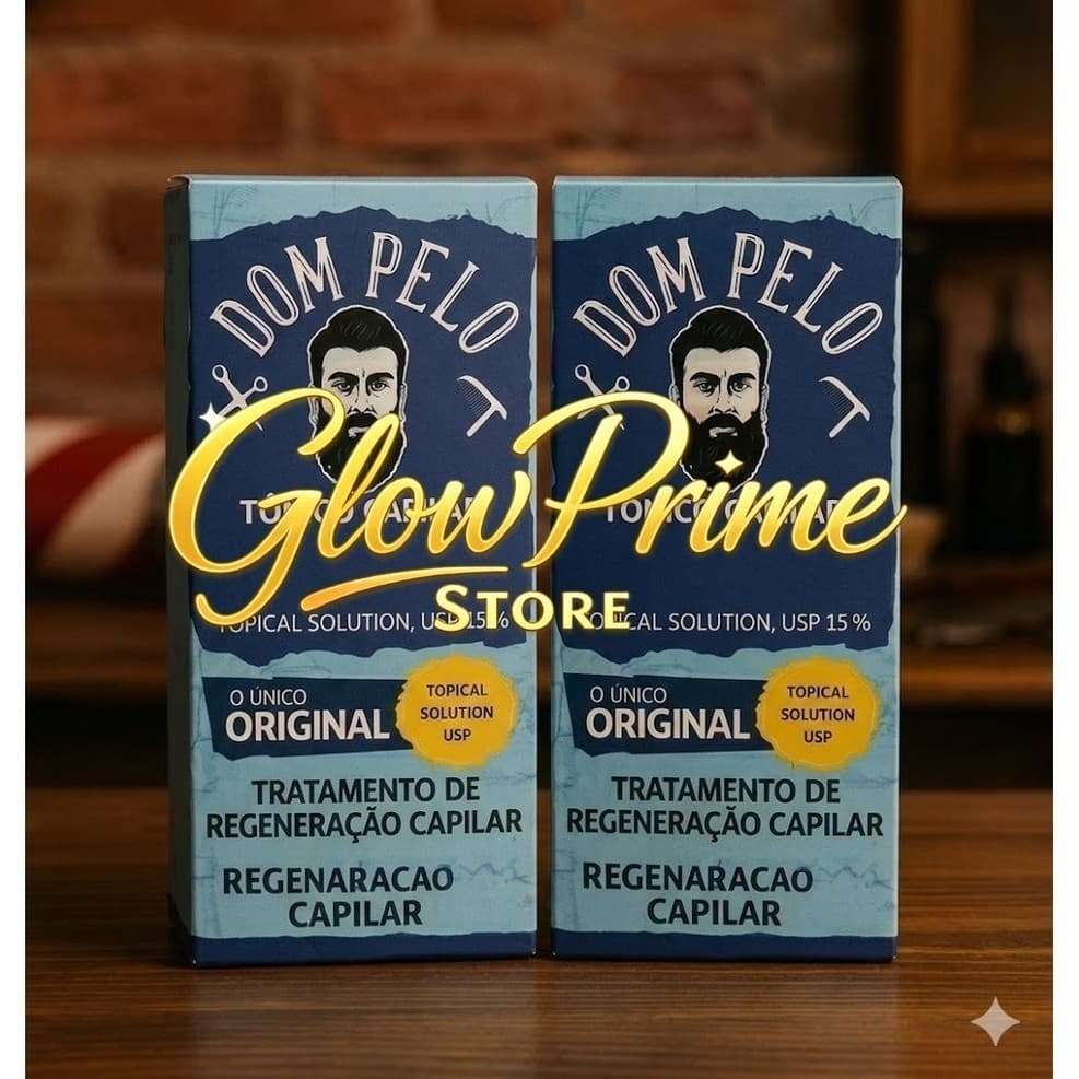 Kit 2 Tônico Dom Pelo 15% - Tratamento de Regeneração e Preenchimento Capilar - (120ml)