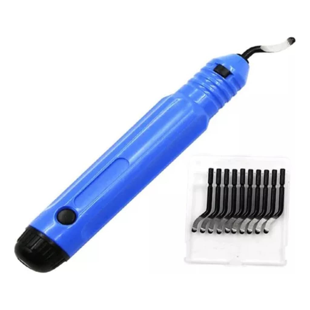 Escareador Rebarbador Tipo Caneta Com 10 Lâminas Extras