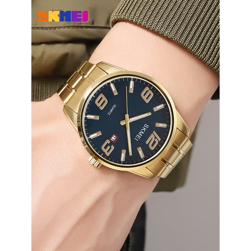 Moment Beauty Moda Relógio Masculino Pulseira de Aço Inoxidável Relógio Masculino Data Grande Mostrador Relógio de Quart