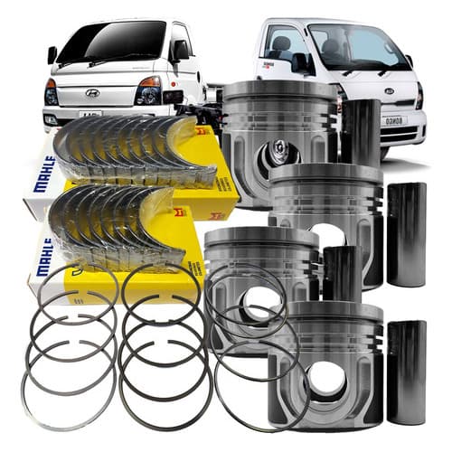 Kit Retifica Pistão Anel Std  Bronzina 050 Hr K2500 13/22 Motor