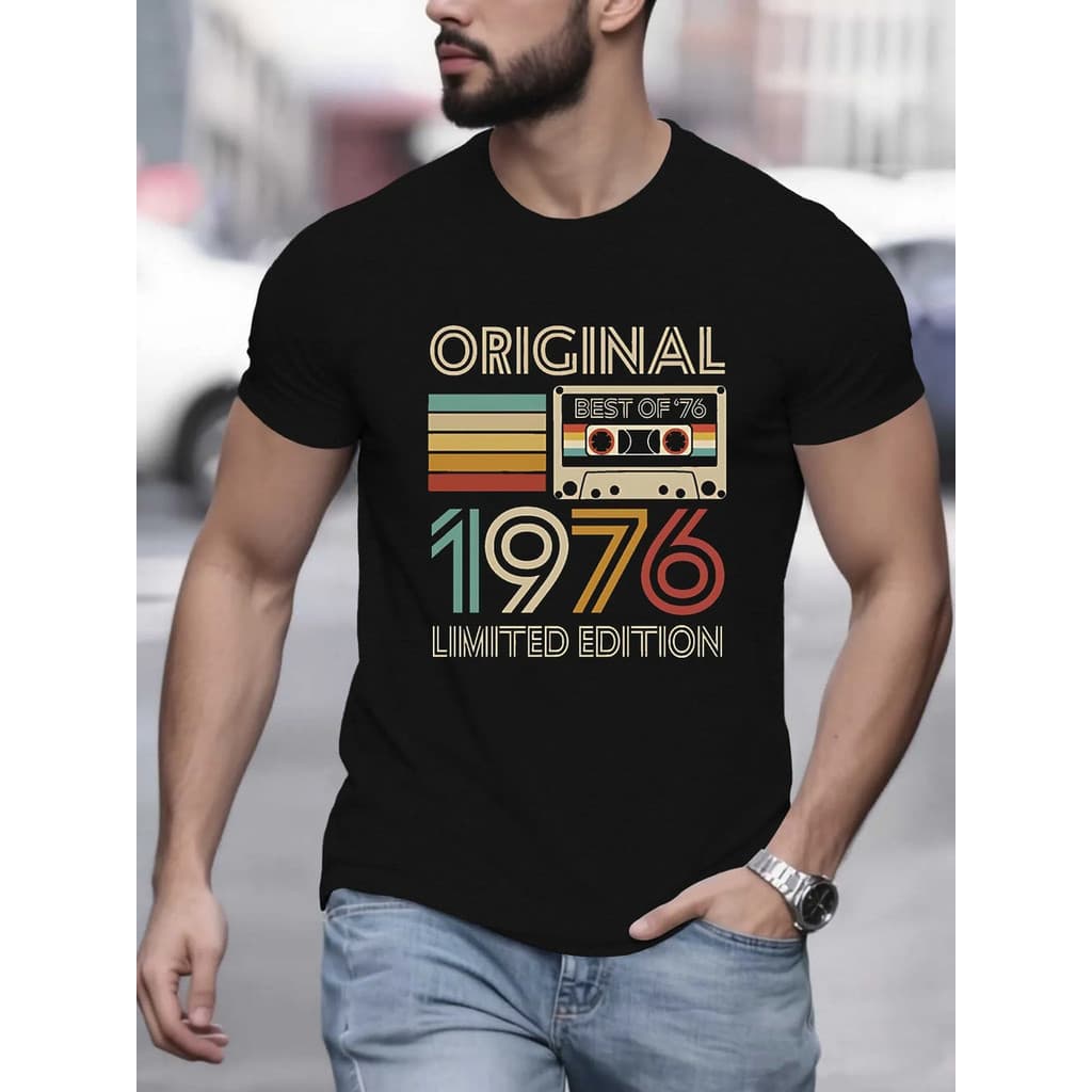 Camiseta Masculina Original 1976 Limited Edition 100%algodã0