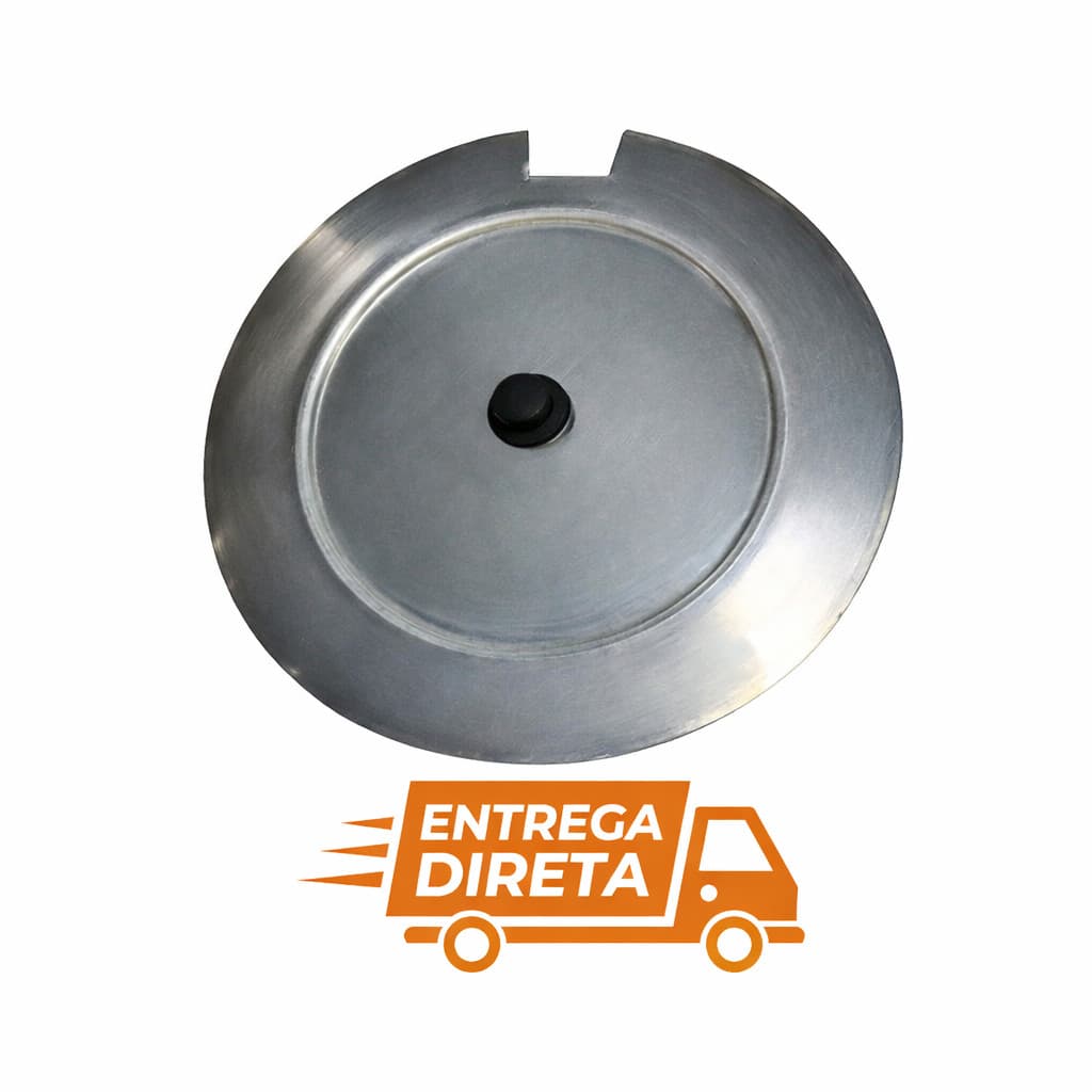Tampa Fritadeira Elétrica Tacho 7L Inox Original Alta Resistência Encaixe Perfeito