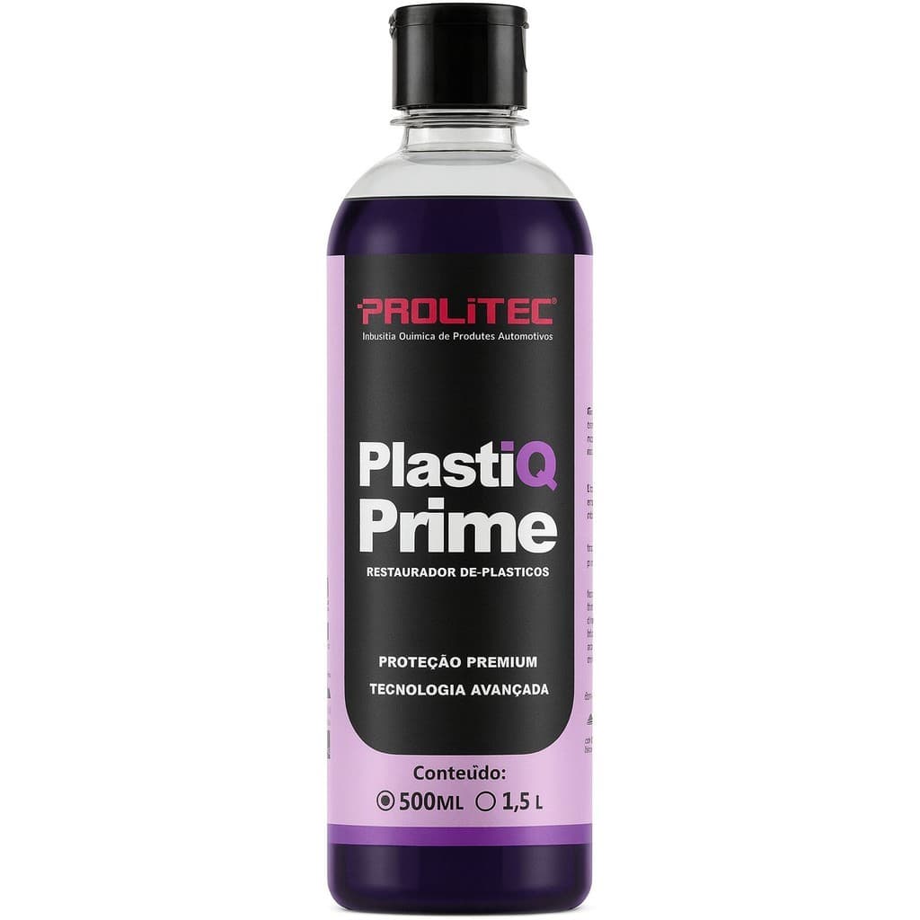 PLASTIQ PRIME PROLITEC -- RESTAURADOR DE PLASTICOS 500ML cod-03