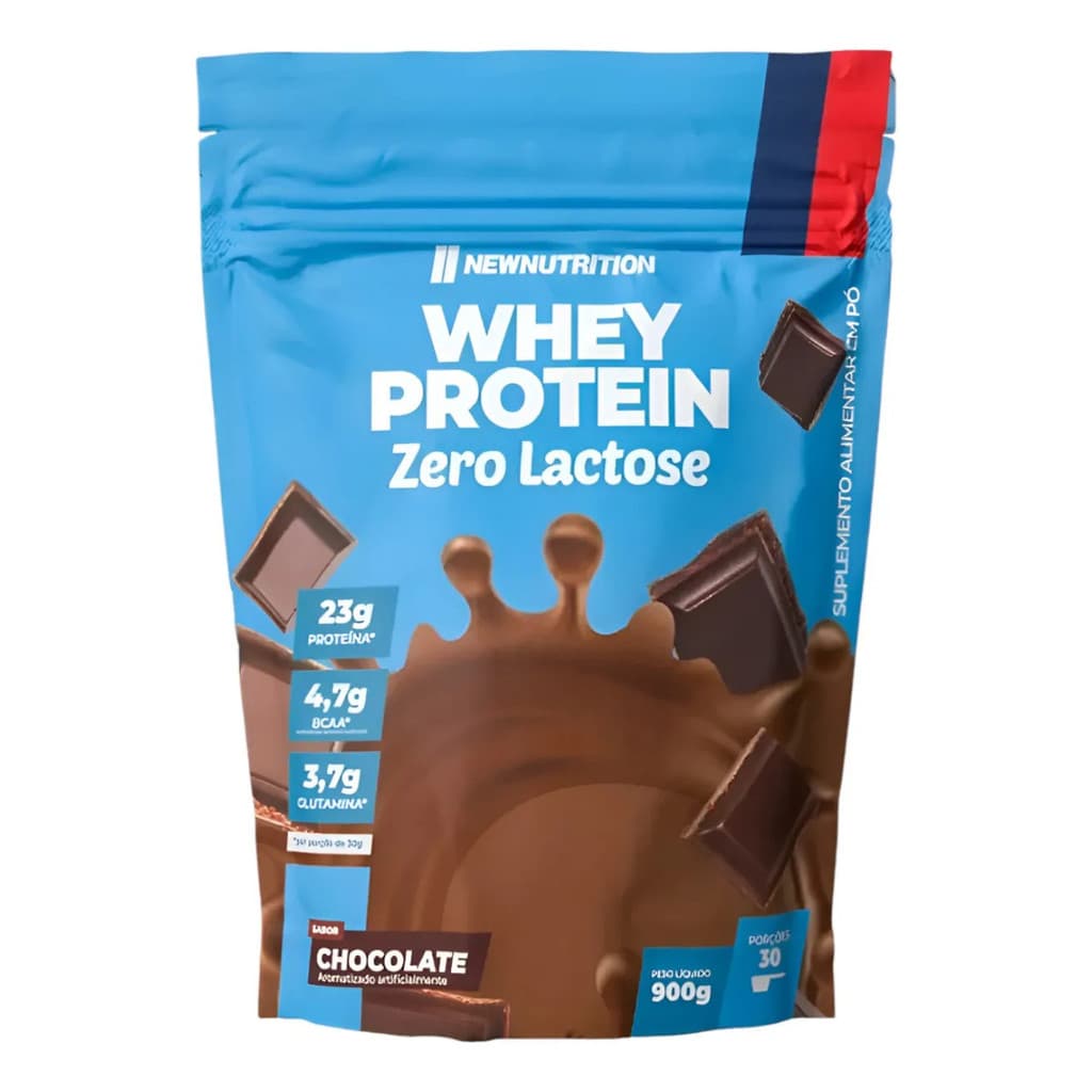 Whey Protein Zero Lactose Sabor Chocolate 900g Newnutrition
