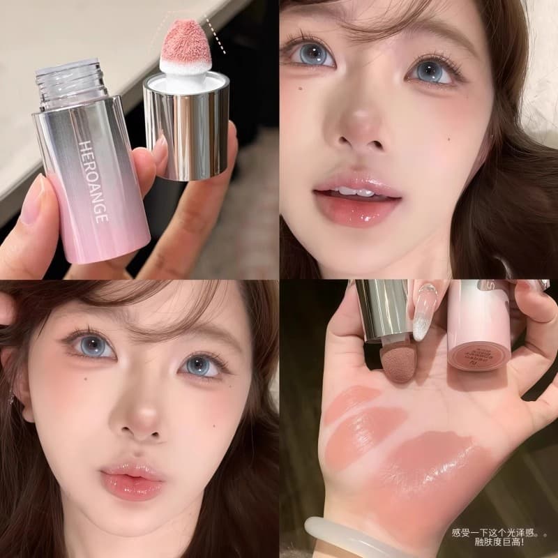 Herorange líquido Blush líquido 2025 novo estilo expansão de brilho de água psiquiatra renderização de cores Fig terra d