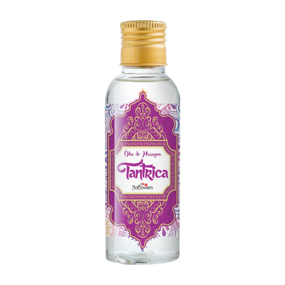 Óleo de Massagem Tântrica 120ml Hot Flowers Óleo Corporal Cuidado com o Corpo Pós Banho