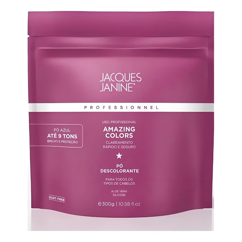 Pó Descolorante Jacques Janine Amazing Colors Azul 300g