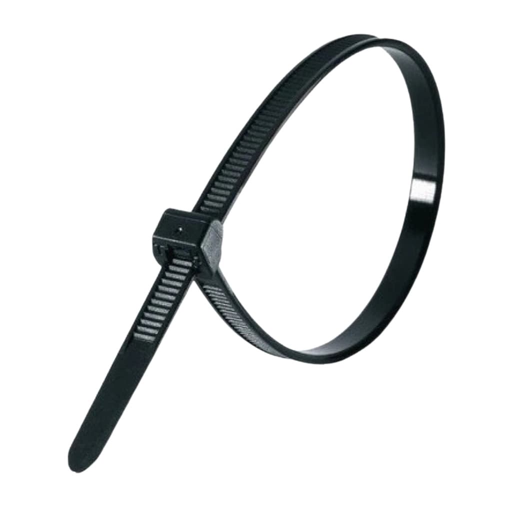 400 Abraçadeiras de Nylon Enforca Gato 3,6X150 - 3,6X200 - 4,8X200 - 4,8X250 - 5,4X300 MM Brancas E Pretas