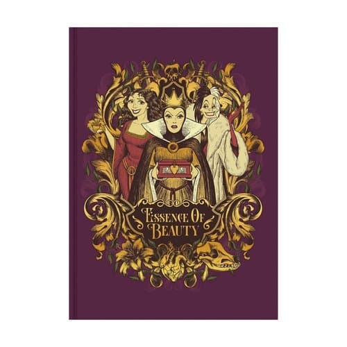 Caderno Capa Dura Vilões Disney 160 Folhas Papel Branco Qualidade Sortidos