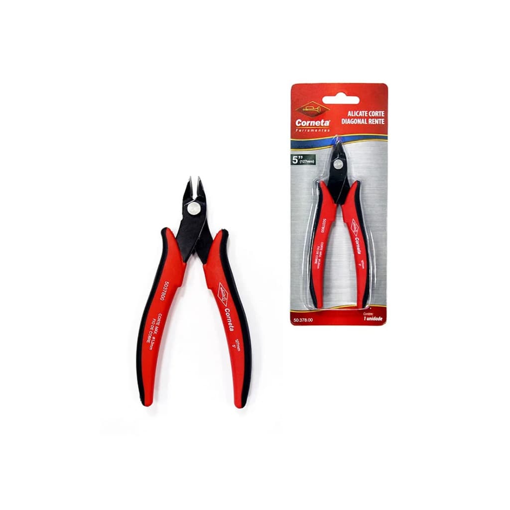 Alicate de corte diagonal rente 5" (127mm) Corneta