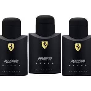combo masculino sedutor 03 perfumes Ferrari Black 100 mls cada envio imediato