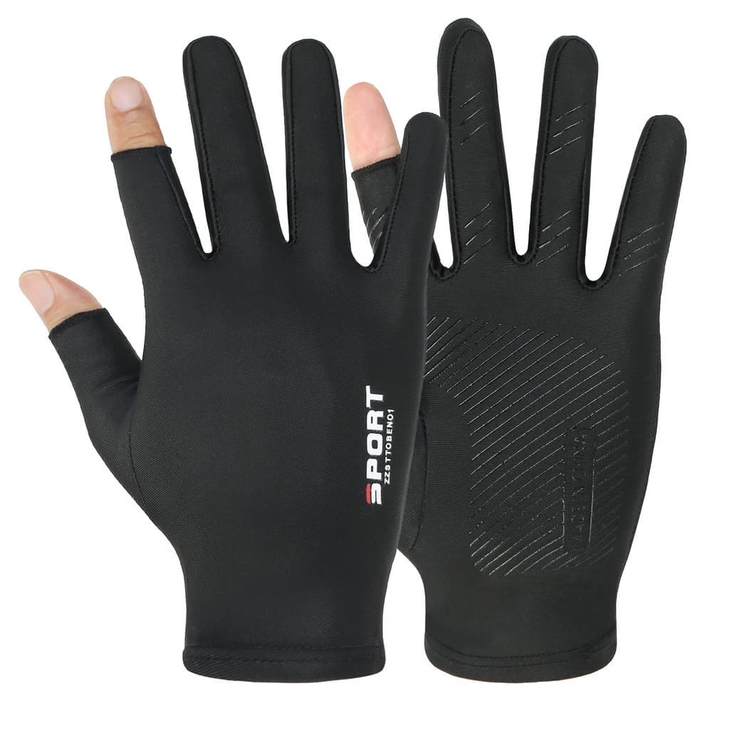 Luvas Antiderrapantes Geladas , De Motocicleta Para Andar De Pesca Proteção Solar Universais Masculinas E Femininas