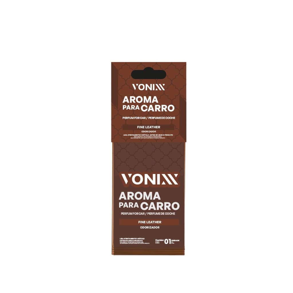 Aroma Fine Leather Para Carro Vonixx Cheirinho Odorizador