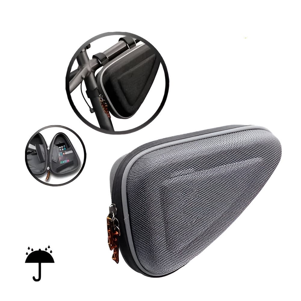 BOLSA TRIANGULAR BIKE IMPERMEÁVEL PARA QUADRO ROBUSTA RESISTENTE PORTÁTIL PRÁTICA PARA CICLISMO