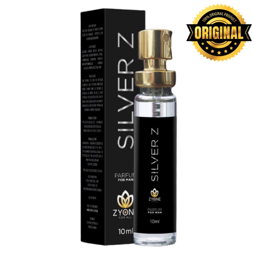 Silver Z Zyone Cosméticos Masculino Parfum 10ml Alta Fixação Essência Premium