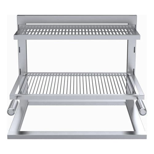 Suporte De Fundo Flutuante Grelha Uruguaia Inox 4 Espetos