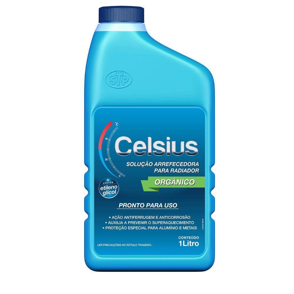 Fluido Radiador STP Celsius Coolant Azul Elétricos 1L