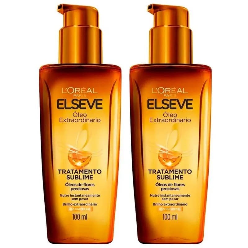 KIT C/ 2 ÓLEO EXTRAORDINÁRIO ELSEVE 100ML