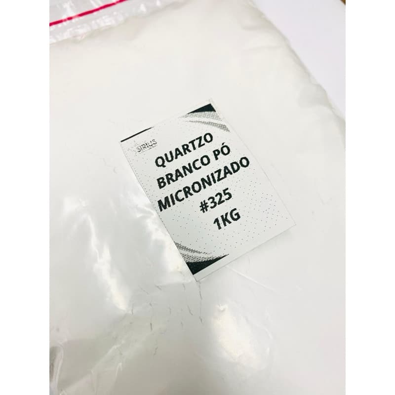 Pó para polimento, Quartzo Branco Micronizado de Malha #100 a #1000