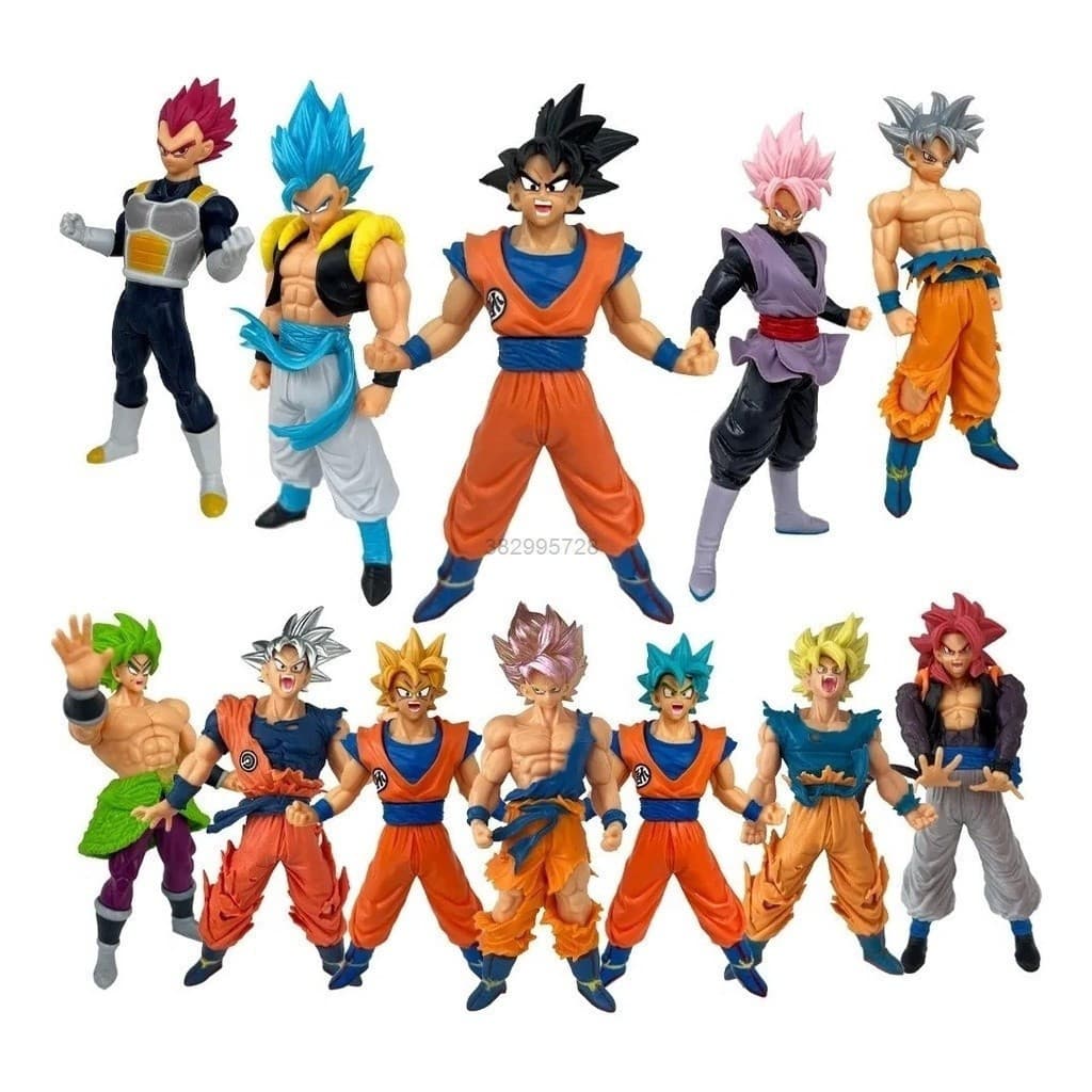 Dragon Ball Bonecos Z GOKU Instinto superior completo altura:20-24 Cm Pronta Entrega