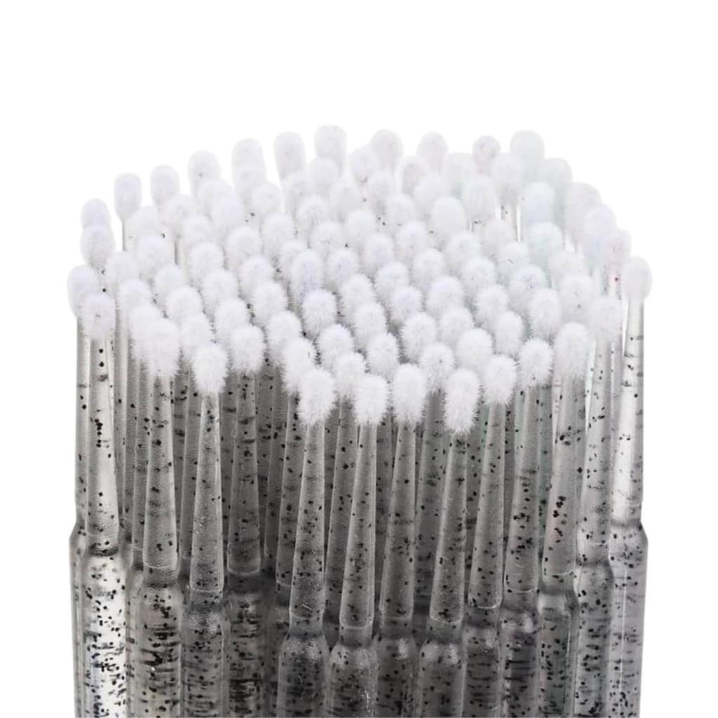 Kit 400 Microbrush Cotonete Alongamento Fio A Fio Cílios