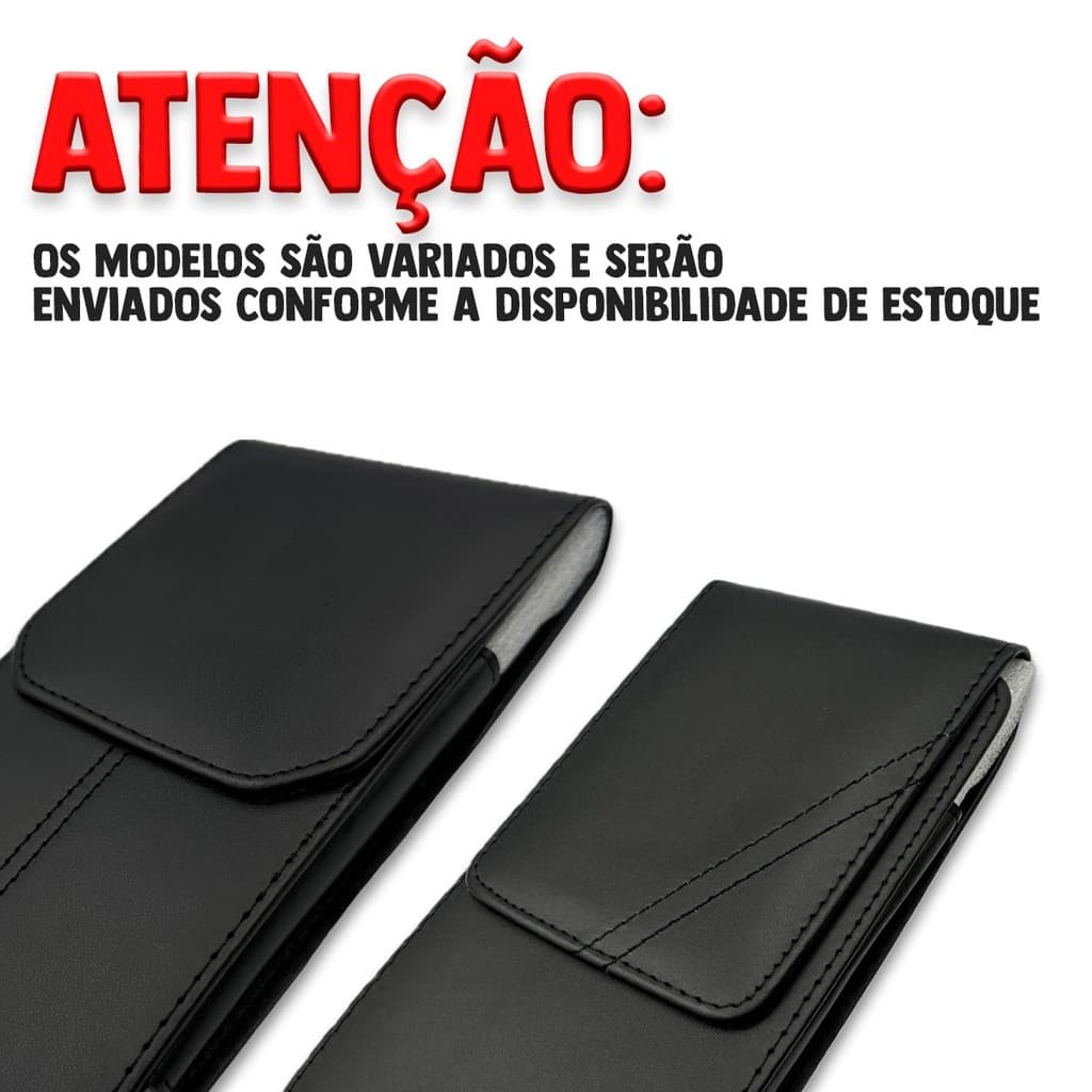 Kit 08 Un Capa Case Porta Celular De Uso Na Cintura C/ Clip