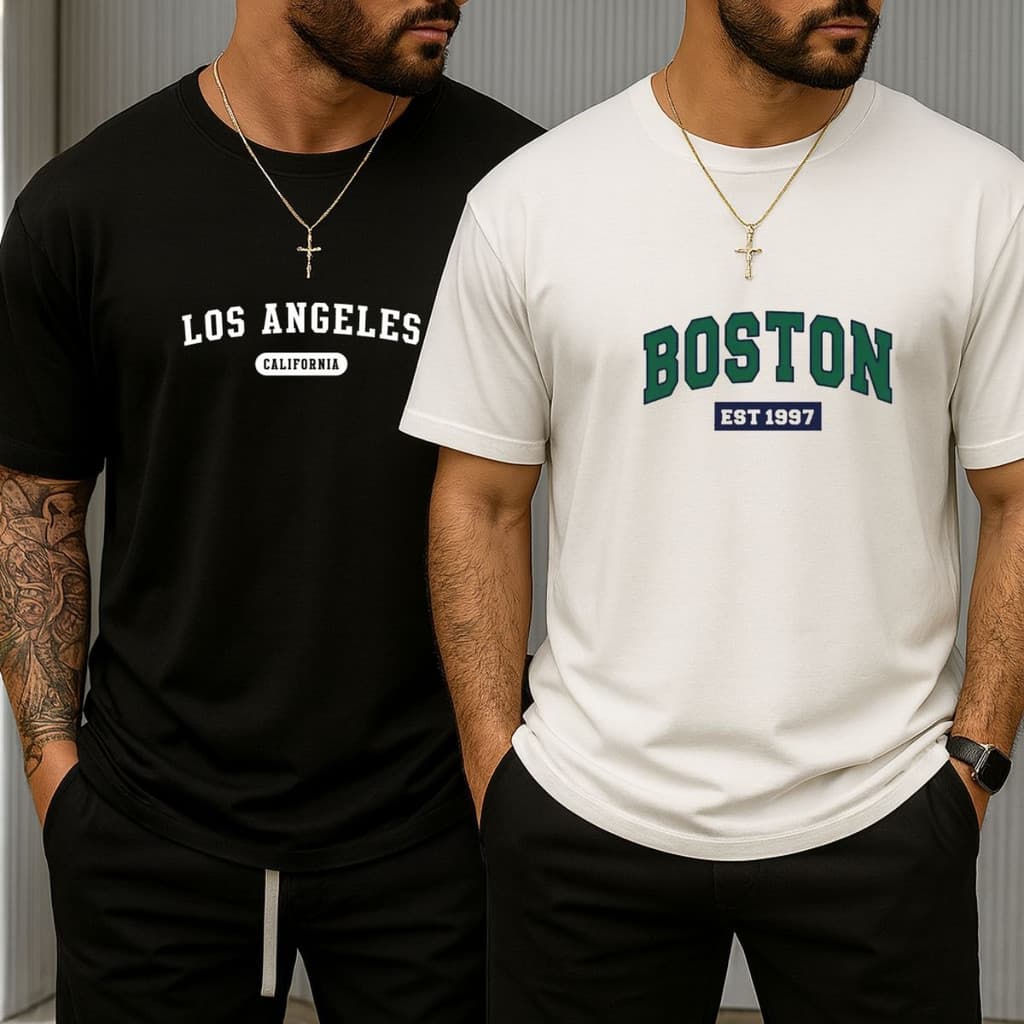 Kit 2 Camisetas Masculinas Lisa Basica 100% Algodão Premium
