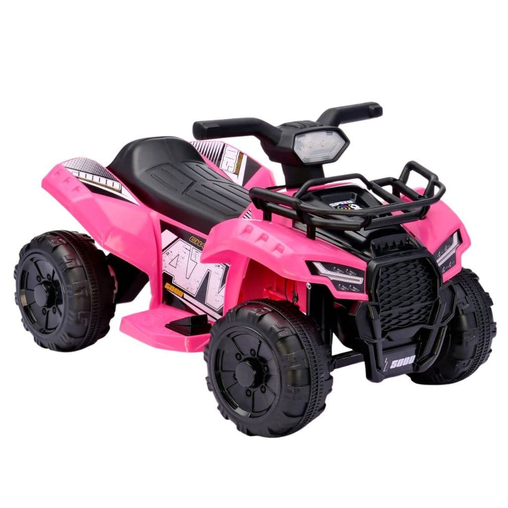 Quadriciclo Elétrico Infantil Astro 6V Rosa para Crianças até 5 anos - Bang Toys