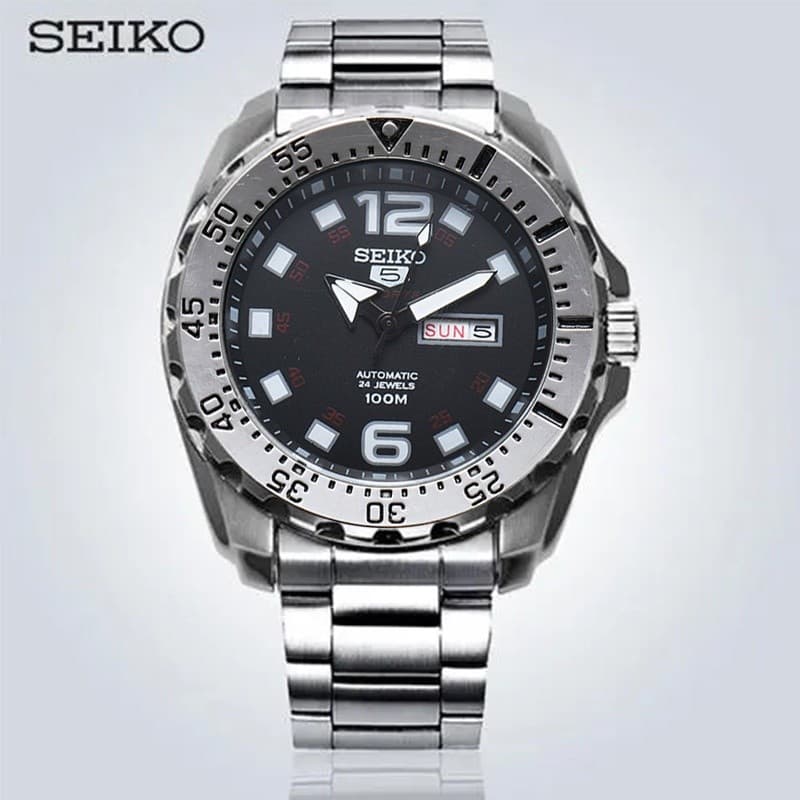 Relógio Masculino Quartzo Negócios Moda Calendário Pulseira De Aço SEO