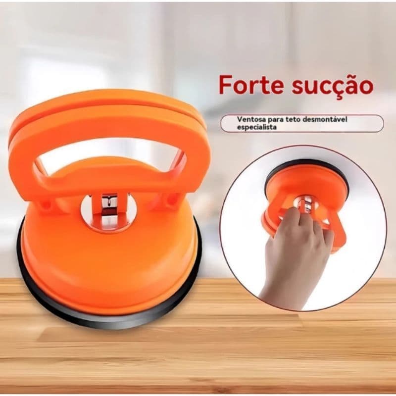 Ventosa de Borracha Única – Alta Sucção e Segurança | Até 50kg