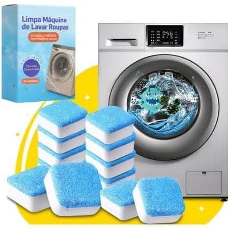 KILIN - Pastilhas Limpa Máquinas de Lavar Roupas, COM ENZIMAS ATIVAS