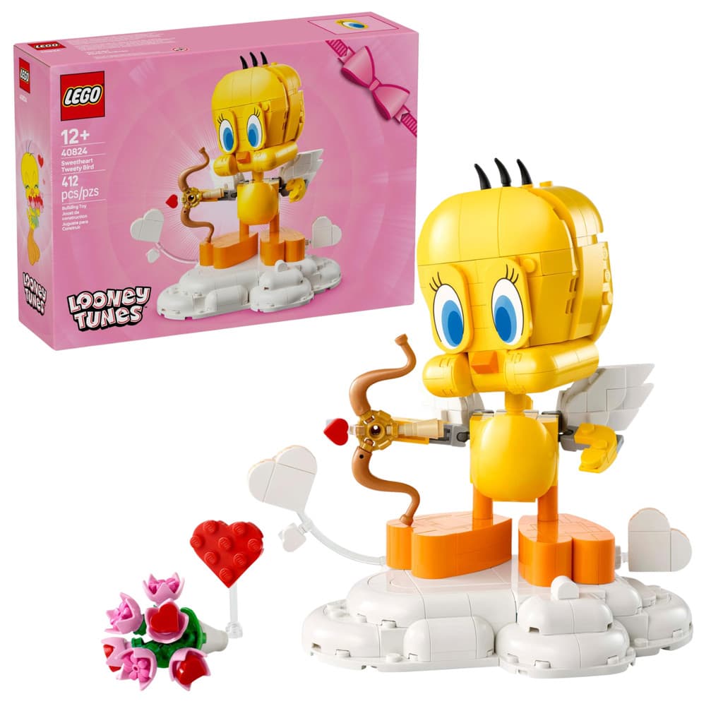 Lego Looney Tunes Piu-piu Cupido 40824 Com 412 Peças