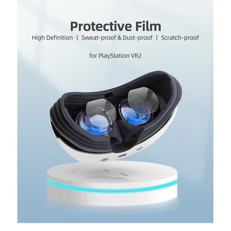 Kits de película protetora de lentes FICEP HD para óculos PS VR 2, proteção anti-riscos para lentes VR, acessórios para
