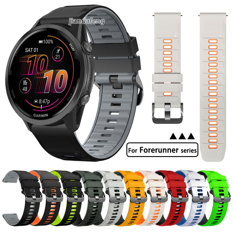 Esportes Correndo Pulseira De Silicone Para Garmin Forerunner 570 165 158 55 245 265 255 Música