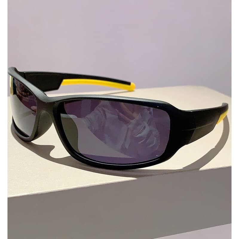2024 novo estilo moda venda quente camuflagem única óculos de sol ao ar livre masculino estilo esportivo de venda quente