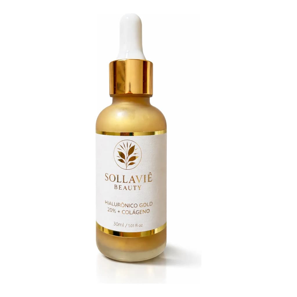Sérum Facial Ácido Hialurônico 20% Anti Idade Sollaviê 30ml