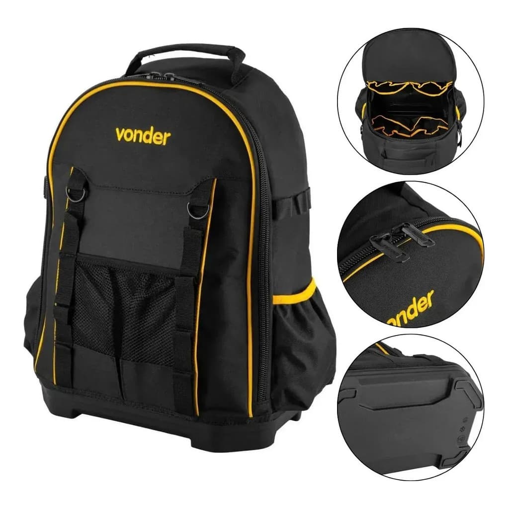 Mochila Porta Ferramentas 20kg Conforto Costas Almofadadas Uso Profissional