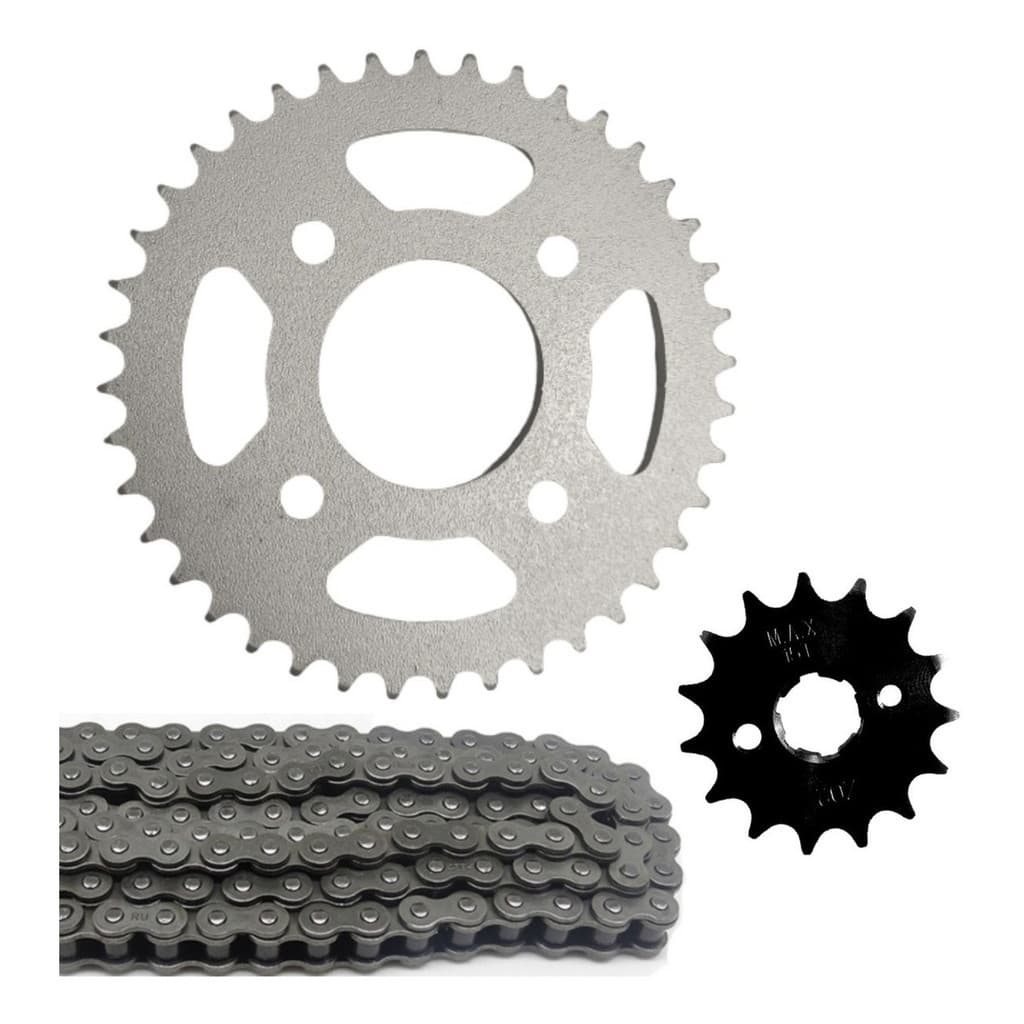 Kit Relação Cbx 150 Aero Coroa 40 Pinhão 15 Corrente Fina