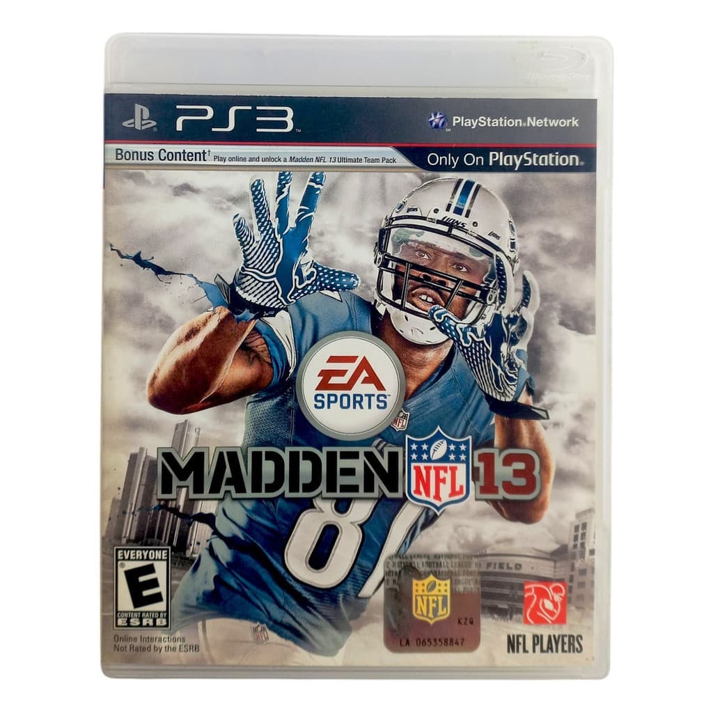 Madden Nfl 13 Ps3 Midia Fisica com manual perfeito estado