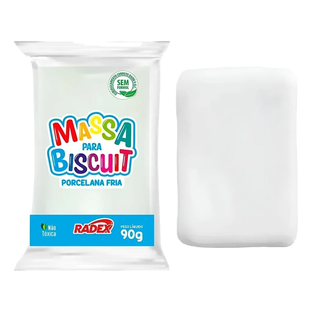 Massa De Biscuit 90g Radex Branco