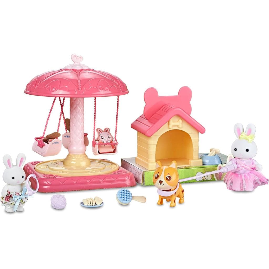 Coleção Parque De Diversões Balanço Casinha Feliz Zoop Toys