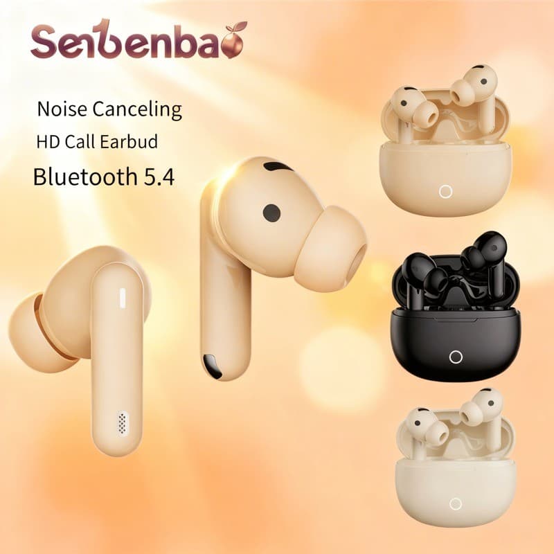 Senbenbao B43 Fone De Ouvido Sem Fio Bluetooth TWS Com Microfone Mini Fones 6.0 Esportivo