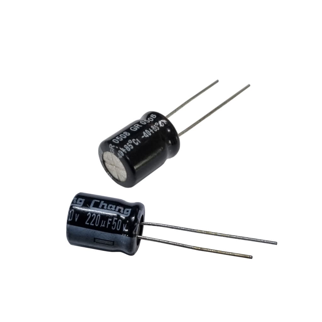 Capacitor Eletrolítico 220uf 50v 85°C Radial