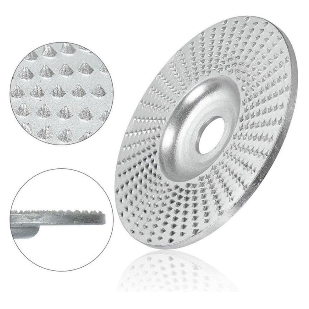 Disco Rebolo De Aço Plano Esculpir Lixar Desbastar E Moagem 100mm