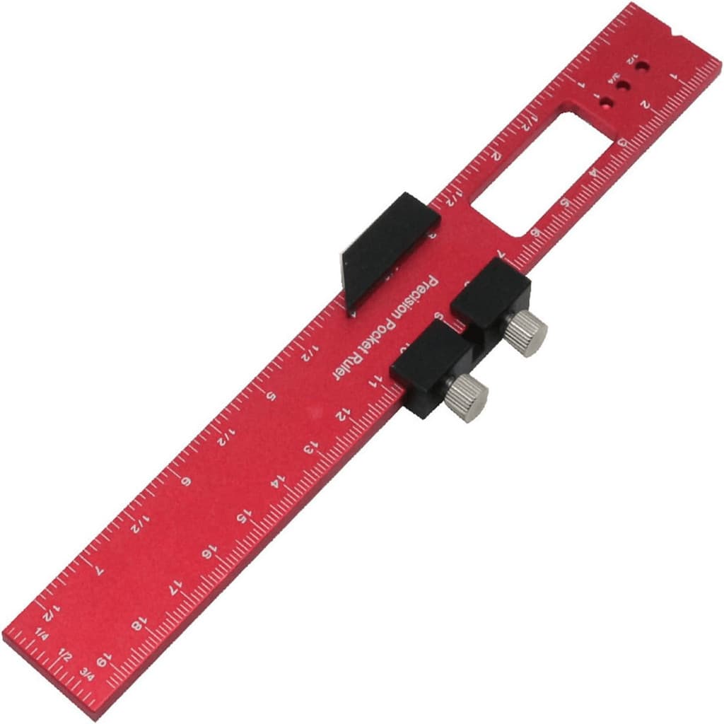 Régua Para Marcenaria Carpintaria De Precisão Marcação Ferramenta Medição 200mm Gabarito Esquadro