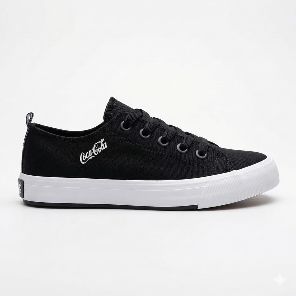TÊNIS FEMININO COCA COLA CASUAL ORIGINAL CONFORTÁVEL SKATE