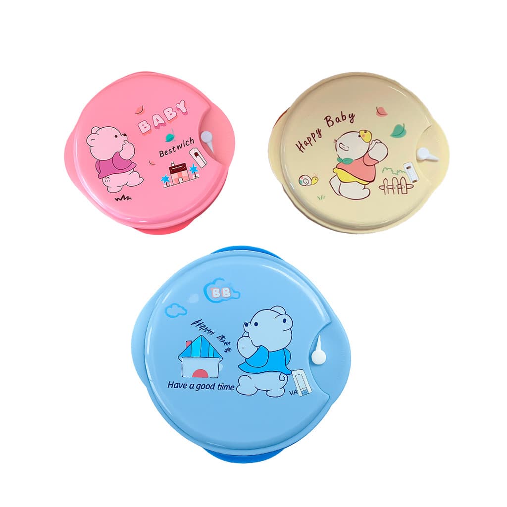 Lancheira Infantil Talheres Viagem Pote Escolar Porta-lanche criança Marmiteira 3pcs piquenique Casa
